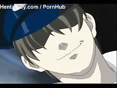 Полицейский лишает девственности сразу двух аниме девушек