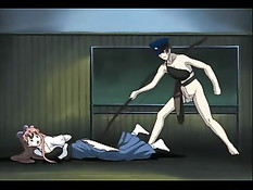 Повалил на пол девушку со связанными руками и трахнул тростью