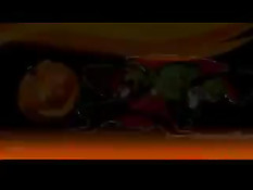 Страшный вампир Дракула заманивает девушку для анального секса