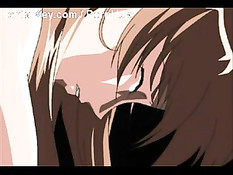 Молодая красавица проходит в кровати сексуальное обучение