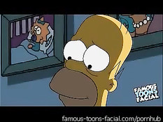 Симпсоны решив всех удивить сняли собственное порно видео