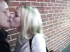 Blonde takes it anal