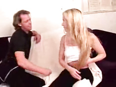 Blonde takes it anal