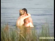 Couple captured having sex in lake