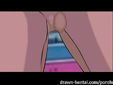 Порно видео из мультиков Диснея: Гуфи занимается сексом с подругой