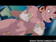 Порно видео из мультиков Диснея: Гуфи занимается сексом с подругой