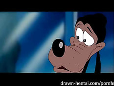 Порно видео из мультиков Диснея: Гуфи занимается сексом с подругой