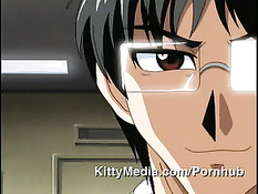 Ребята в белых халатах с двух сторон оттрахали сисястую блондинку