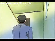 Аниме девки поочерёдно сосут член парню со светящимися глазами