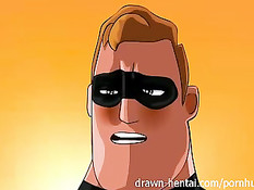 Семейка супер героев после основной работы занимается сексом