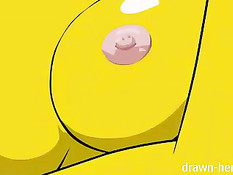 Частное домашнее секс видео американской аниме семьи Симпсонов