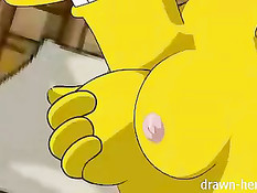 Частное домашнее секс видео американской аниме семьи Симпсонов