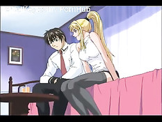 Оставшись наедине с приятелем блондинка сделала отличный минет