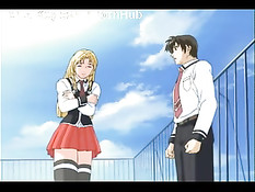 Он оттрахал на кровати раком свою юную подругу в белых чулках