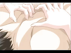 Он оттрахал на кровати раком свою юную подругу в белых чулках