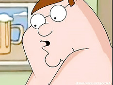 Питер из мультсериала Family Guy раком трахает Лоис в её офисе
