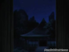 Аниме малышка получает удовольствие двигаясь на огромном члене