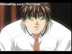 Жёсткий анальный групповой секс с пышногрудой хентай девушкой