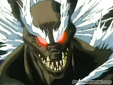 Молодая хентай шлюха поставлена раком и оттрахана парнем сзади