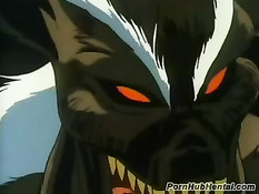 Молодая хентай шлюха поставлена раком и оттрахана парнем сзади