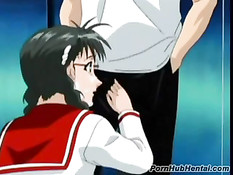 Бойфренд с наслаждением вылизывал бритую киску своей девушки