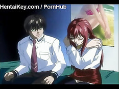 После жёсткого секса сперма заливает лицо красноволосой девушки