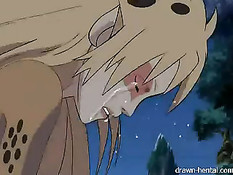 Минет и семяизвержение в исполнении героев сериала ThunderCats