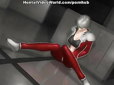 Грудастая космонавтка очнувшись увидела перед собой большой член