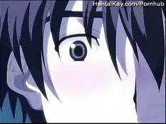 Романтическая аниме малышка отдаётся мальчику после коротких ласк