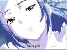 Романтическая аниме малышка отдаётся мальчику после коротких ласк