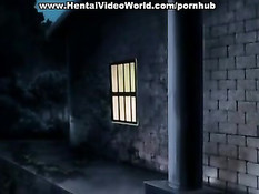 Парень на кровати занимался любовью с двумя хентай девушками