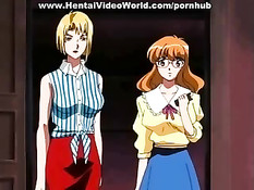 На красноволосую малышку надели ошейник и ласкали язычками