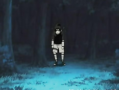 Наруто Удзумаки с товарищем оттрахали девчонку в киску и анус