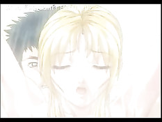 Принимая душ со светловолосой девкой парни трахали её во все дыры