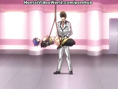 Две грудастые аниме девушки яростно трахаются с любимым парнем