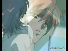 Хентай малышка вечером берёт вибратор и мастурбирует свою киску