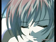 Хентай малышка вечером берёт вибратор и мастурбирует свою киску