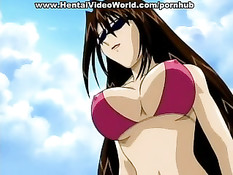 Ненасытную хентай девку не могли удовлетворить несколько парней