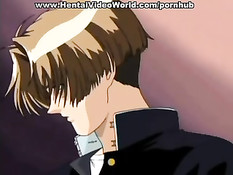 Парень поймал аниме девушку на лестничной клетке и отодрал в анус