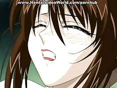 Ребята в масках на лице связали девушку и ласкали большой клитор