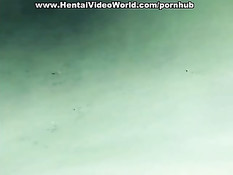 Ребята в масках на лице связали девушку и ласкали большой клитор