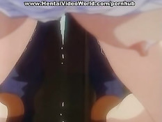 Испуганной хентай девчонке сделали кунилингус и оттрахали раком