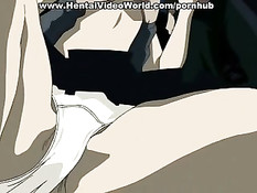 Догнали девку в лесу и поставив на колени заставили сделать минет