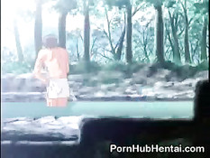 Похотливый дядя оттрахал в задницу аниме малышку в короткой юбке