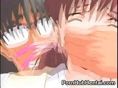 Похотливый дядя оттрахал в задницу аниме малышку в короткой юбке