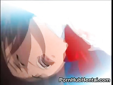 Похотливый дядя оттрахал в задницу аниме малышку в короткой юбке