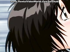 Аниме малышки ласкали друг дружку и вылизали возбуждённый член