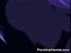 Молодая хентай милашка была прилюдно оттрахана в киску и задницу