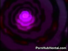 Молодая хентай милашка была прилюдно оттрахана в киску и задницу