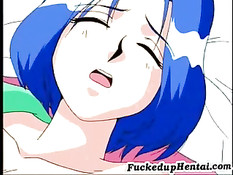 Аниме лесбиянка помогает подруге вытащить из киски секс игрушку